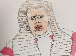 Breesily Phil Parry as judge